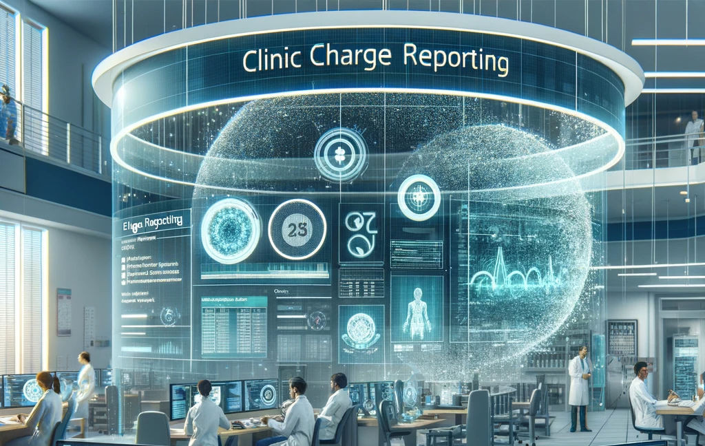 clinic charge reporting with AI